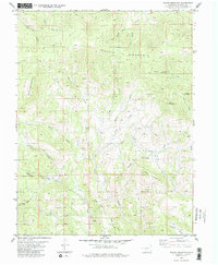 Waugh Mountain 1983 topographic map thumbnail