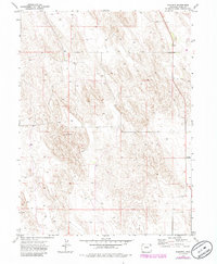 Wauneta 1971 topographic map thumbnail