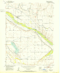 Weldona 1951 topographic map thumbnail