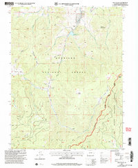 West Baldy 2001 topographic map thumbnail