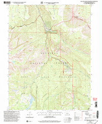 West Beckwith Mountain 2001 topographic map thumbnail