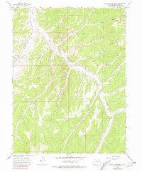 White Coyote Draw 1964 topographic map thumbnail