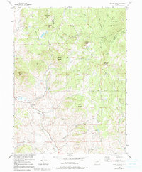 Whiteley Peak 1956 topographic map thumbnail