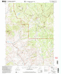 Whiteley Peak 2000 topographic map thumbnail
