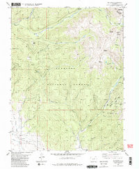 Whitepine 1982 topographic map thumbnail