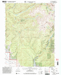 Whitepine 2001 topographic map thumbnail