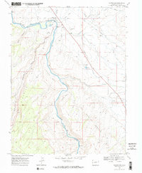 Whitewater 1969 topographic map thumbnail