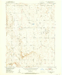 Wild Horse Lake 1951 topographic map thumbnail