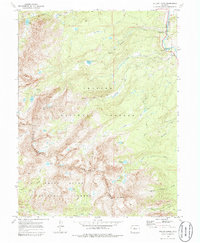 Willow Lakes 1970 topographic map thumbnail