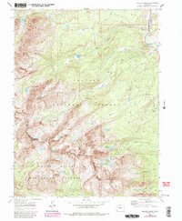 Willow Lakes 1970 topographic map thumbnail