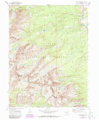 Willow Lakes 1970 topographic map thumbnail