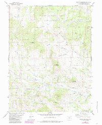 Witcher Mountain 1983 topographic map thumbnail