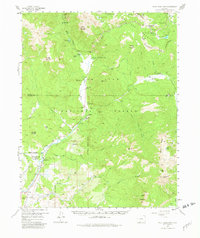 Wolf Creek Pass 1957 topographic map thumbnail