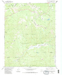 Wolf Creek Pass 1984 topographic map thumbnail