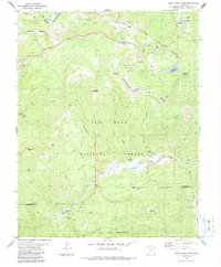 Wolf Creek Pass 1984 topographic map thumbnail