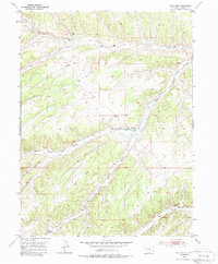 Wolf Ridge 1952 topographic map thumbnail