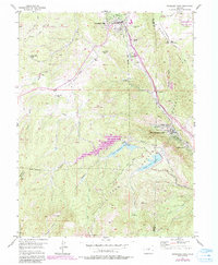 Woodland Park 1954 topographic map thumbnail