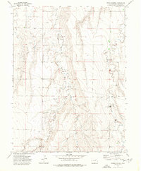 Woodlin School 1973 topographic map thumbnail