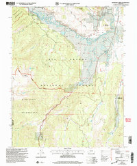 Workman Creek 2001 topographic map thumbnail