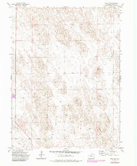 Wray NW 1971 topographic map thumbnail