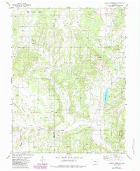 Wrights Reservoir 1983 topographic map thumbnail