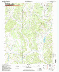 Wrights Reservoir 1994 topographic map thumbnail