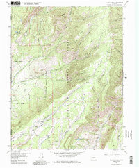 X Lazy F Ranch 1957 topographic map thumbnail