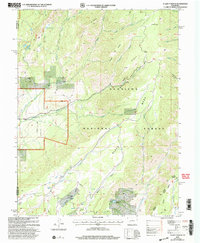 X Lazy F Ranch 2001 topographic map thumbnail