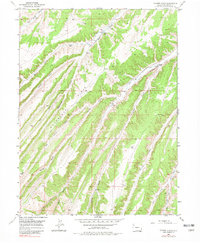 Yankee Gulch 1952 topographic map thumbnail