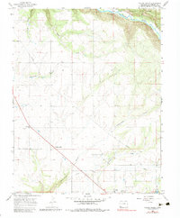 Yellow Jacket 1965 topographic map thumbnail