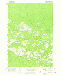 Acorn Butte 1973 topographic map thumbnail