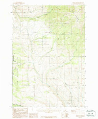 Advent Gulch 1987 topographic map thumbnail