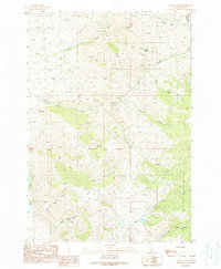 Agency Creek 1989 topographic map thumbnail