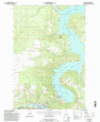 Ahsahka 1994 topographic map thumbnail