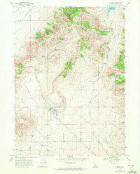 Albion 1968 topographic map thumbnail