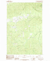 Alder Creek Flats 1985 topographic map thumbnail