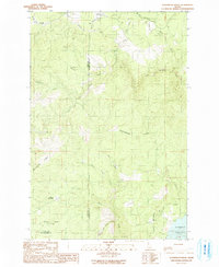 Aldermand Ridge 1990 topographic map thumbnail