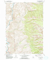 Allison Creek 1962 topographic map thumbnail