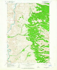 Allison Creek 1962 topographic map thumbnail