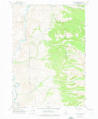 Allison Creek 1962 topographic map thumbnail