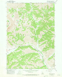 Amber Lakes 1967 topographic map thumbnail
