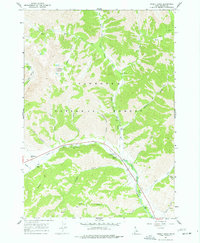 Amber Lakes 1967 topographic map thumbnail