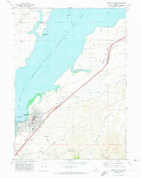 American Falls 1971 topographic map thumbnail