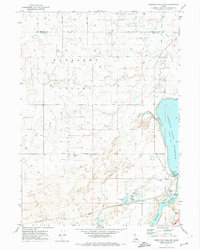 American Falls SW 1971 topographic map thumbnail