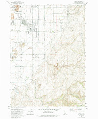 Ammon 1981 topographic map thumbnail