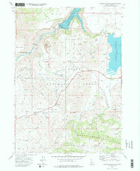 Anderson Ranch Dam 1973 topographic map thumbnail