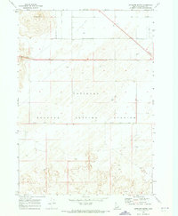Antelope Butte 1969 topographic map thumbnail