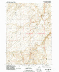 Antelope Spring 1992 topographic map thumbnail