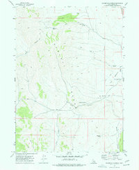 Badger Hole Spring 1973 topographic map thumbnail