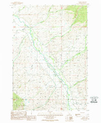 Baker 1989 topographic map thumbnail